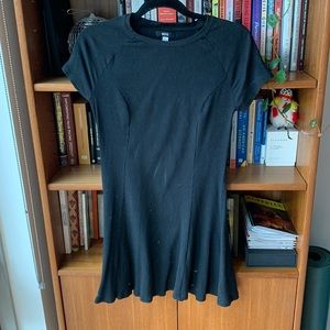 Urban Outfitters BDG Ribbed Black Skater Mini Dress